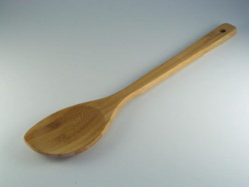 12 Inch Bamboo Spoon Pointed
