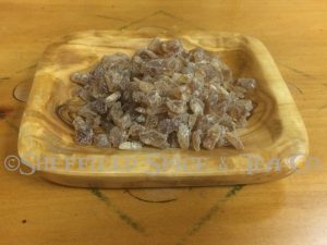amber rock sugar crystals