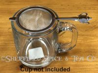 teapot handle tea strainer cup