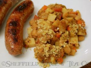 french vegetarian cassoulet plate