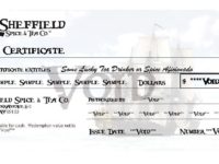 Gift Certificate Sample