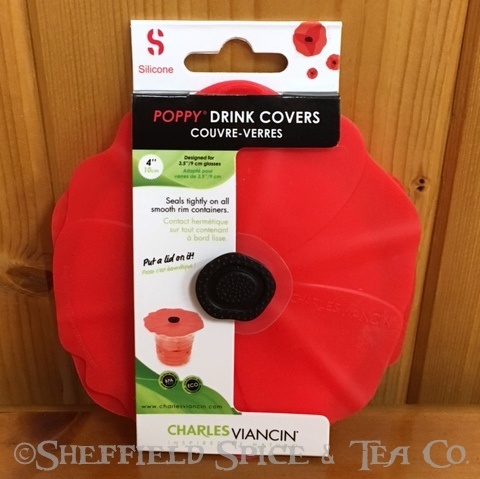 charles viancin silicone drink covers poppy