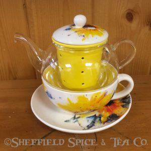 tea for one tea sets sunflower