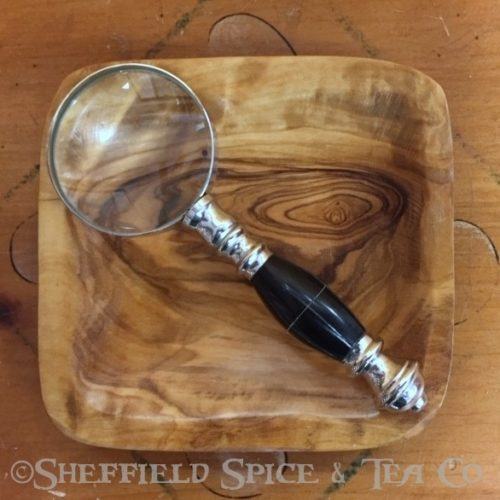 magnifying glass small carved bone