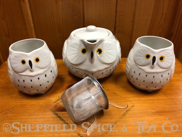 Owl Ceramic 2 Cup Tea Set Sheffield Spice Tea Co,Birthday Cake With Shots On Top