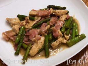 chicken asparagus saltimbocca saute