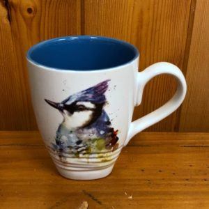 dc ceramic tea mug blue jay