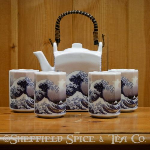 japanese wave tea sets