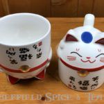 lucky cat tea mug