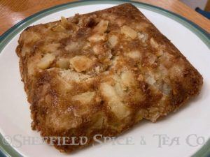 irish apple cake plate