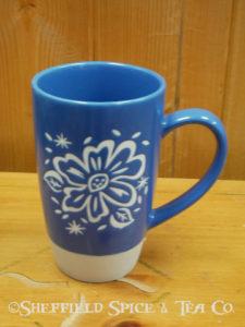 folk art floral mug