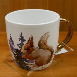 large ceramic critter mugs squirrel