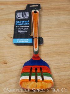 birchwood utensils marrakesh slotted spatula