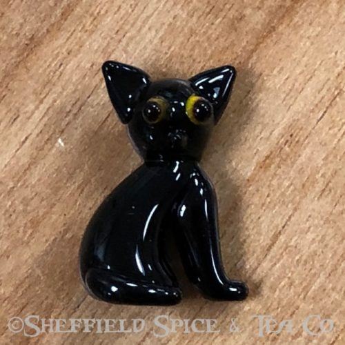 lucky black cat charm