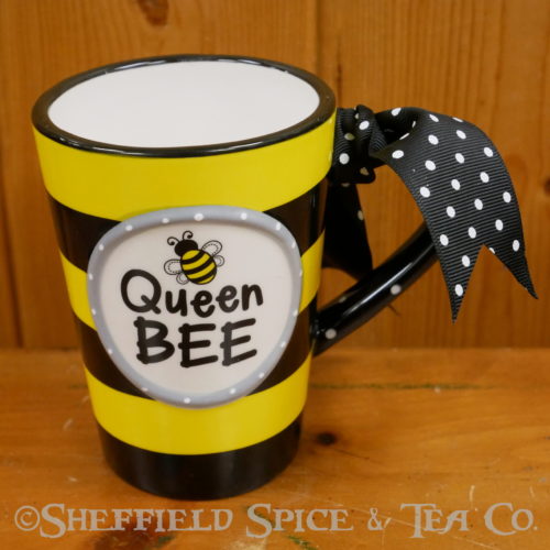 queen bee tea mug