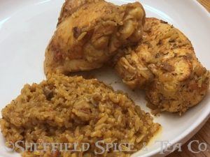 chicken paprika with rice